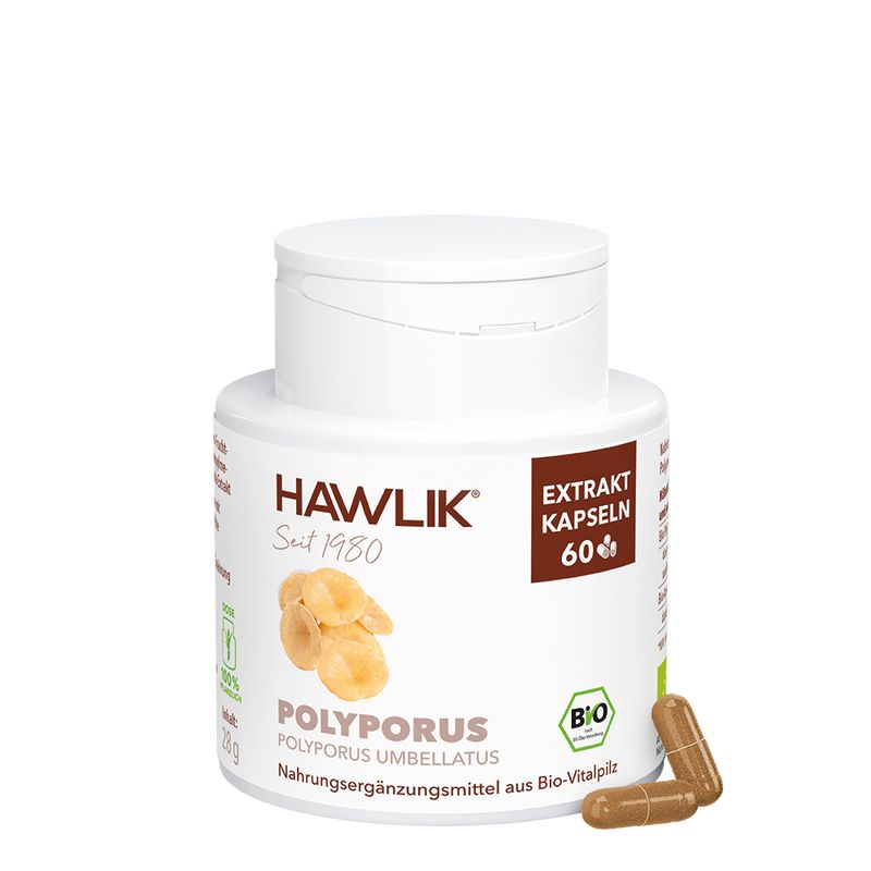 HAWLIK Bio Polyporus Extrakt Kapseln 60