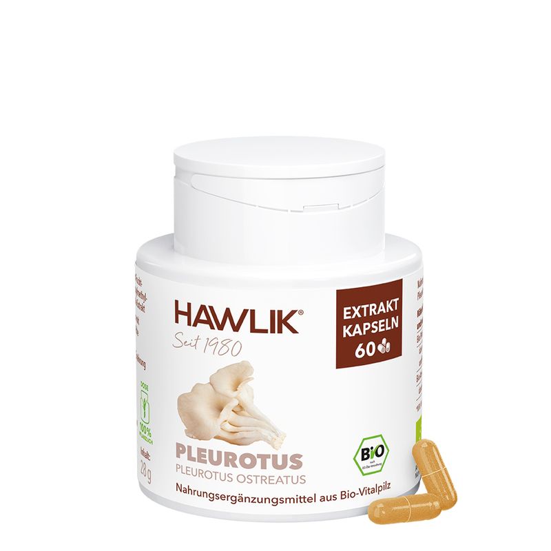 HAWLIK Bio Pleurotus Extrakt Kapseln 60