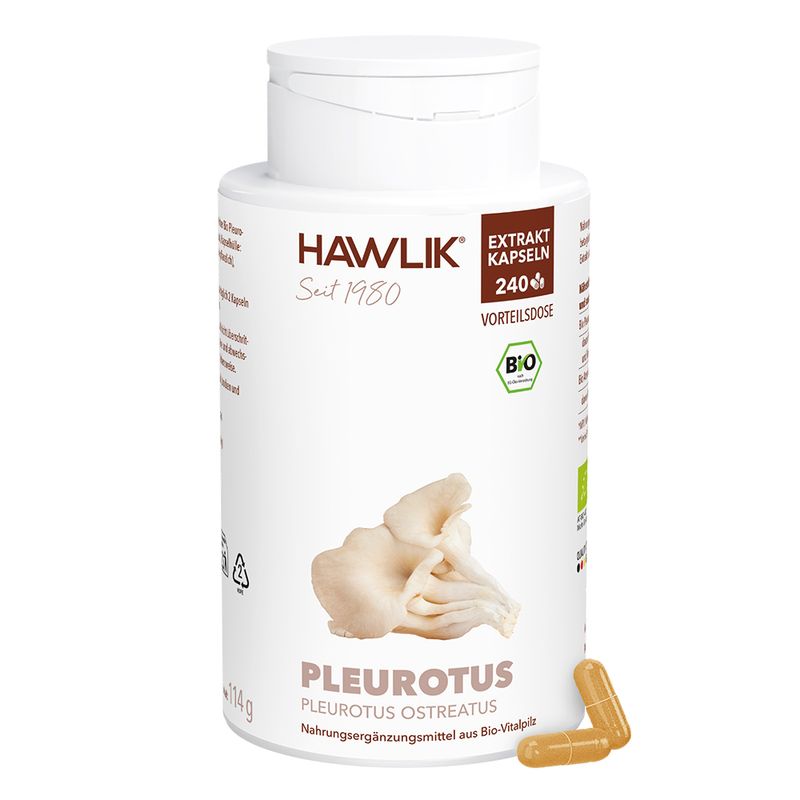 HAWLIK Bio Pleurotus Extrakt Kapseln 240